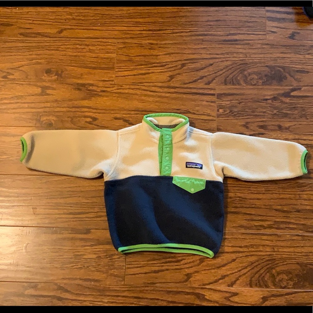 Patagonia synchilla pull over 6-12 months